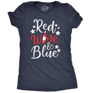 Red Wine & Blue Graphic T-Shirt